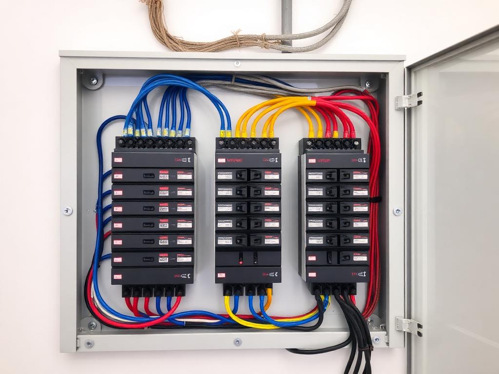 Quadro elétrico organizado instalado pela Inove Elétrica